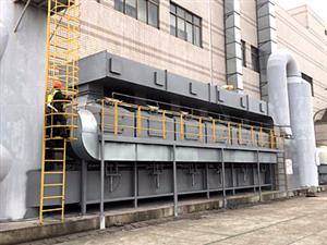 活性炭吸附催化燃燒設備-活性炭催化燃燒設備滄州藍鴻機械